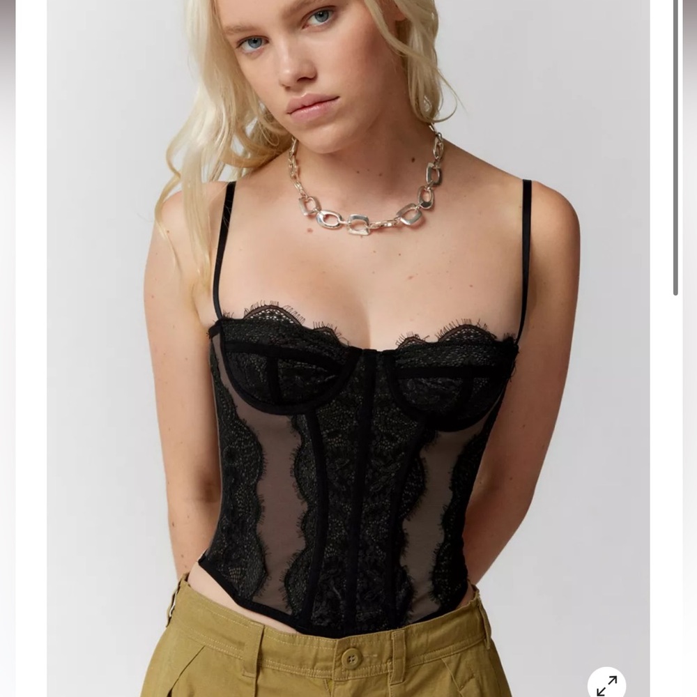 Urban Outfitters Out From Under Modern Love Corset